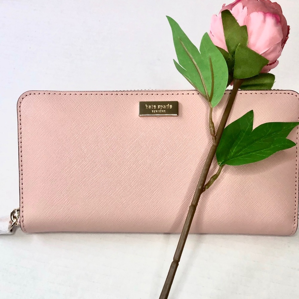 Kate Spade Rosy Cheeks zip around wallet